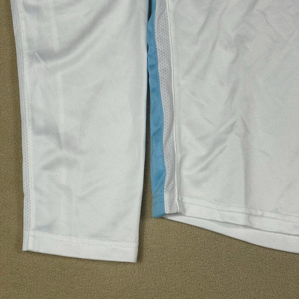 Nike Girls L 12/14 Long Sleeve Athletic Shirt V Neck Stretch White Athletic Fit - Picture 3 of 11